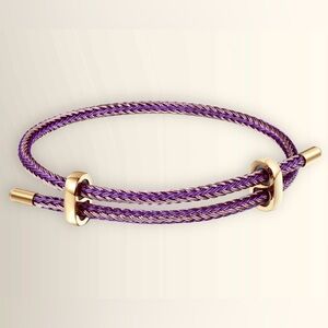 NEVER WORN Adjustable woven indigo woven bracelet